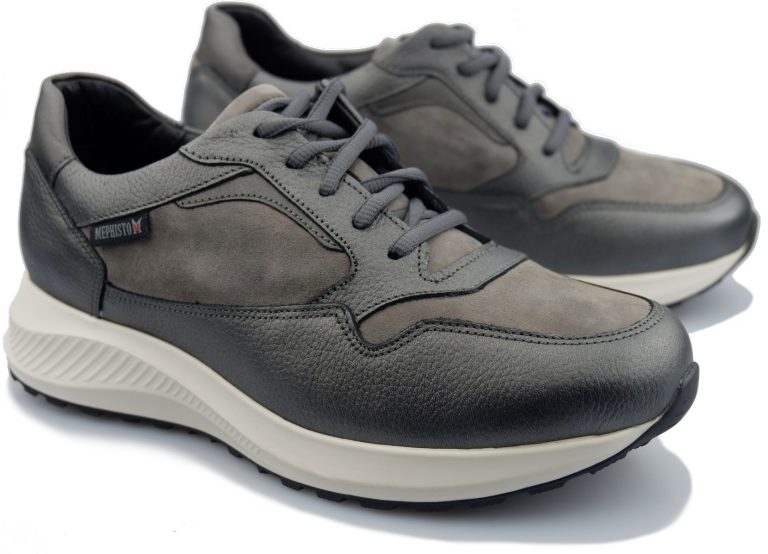 Mephisto KARIN Dames sneaker - Grijs - Leer